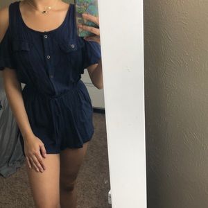 Open shoulder comfortable romper !